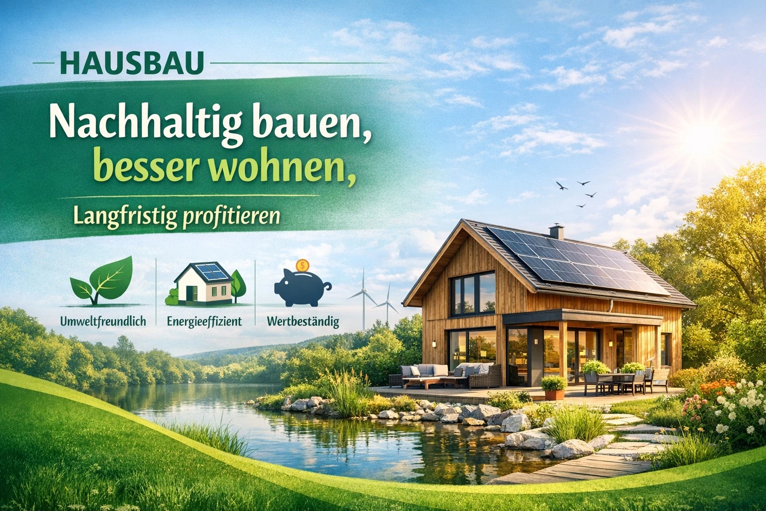 Nachhaltig bauen, besser wohnen, langfristig profitieren